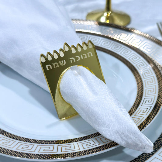 Acrylic Hannukah Napkin Ring