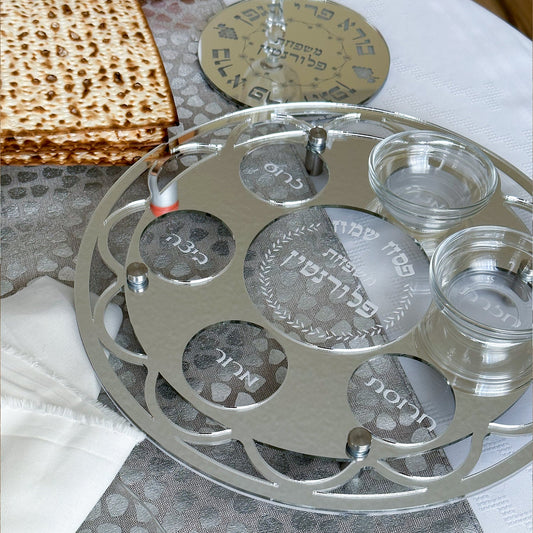 Acrylic Passover Seder Tray