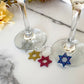 Jewish Star Wine Charms (Set of 4)