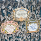 Jerusalem Temple Personalized Sukkah Blessing Sign