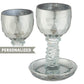 Personalized Baba Sali Crystal Kiddush Cup