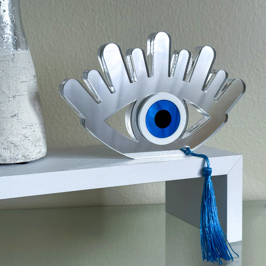 Acrylic Evil Eye Sculpture