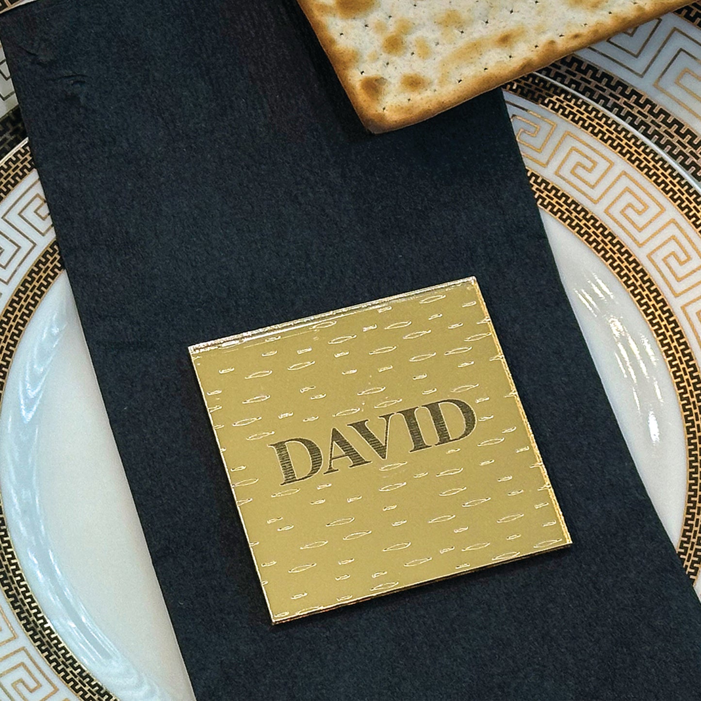 Passover Matzah Name Place Cards