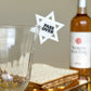 Acrylic Passover Wine Tag (English)