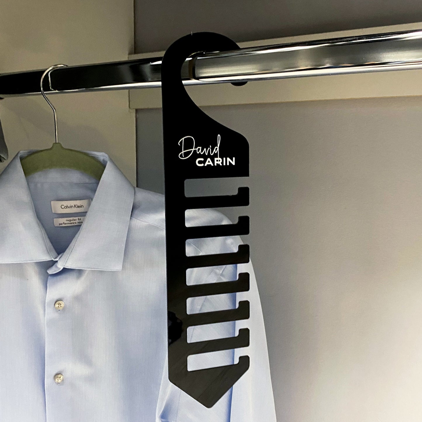 Personalized Engraved Tie Hanger