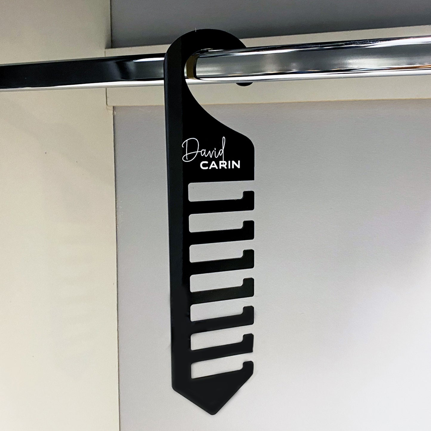 Personalized Engraved Tie Hanger