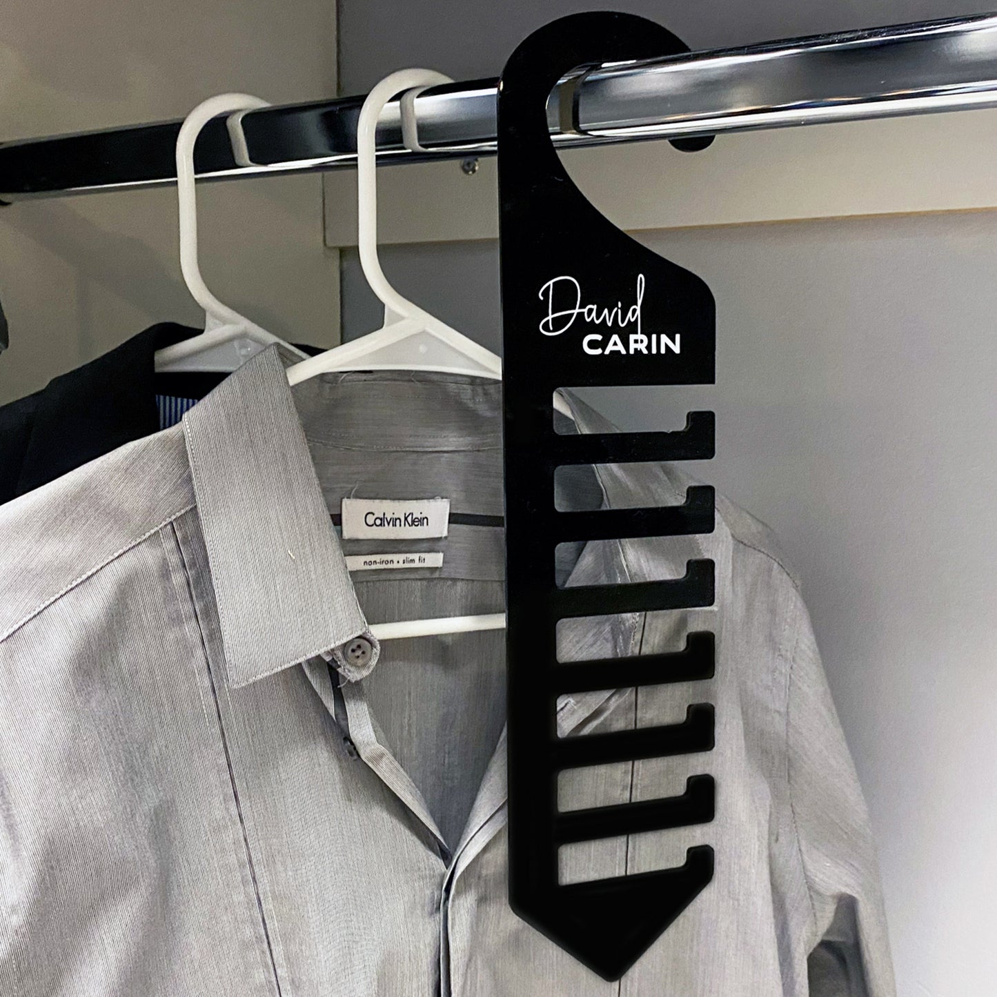 Personalized Engraved Tie Hanger