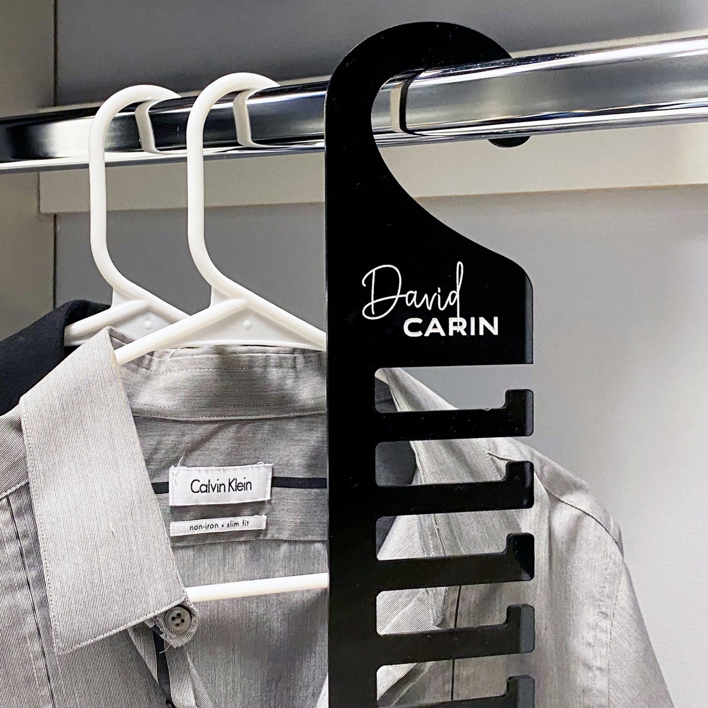 Personalized Engraved Tie Hanger