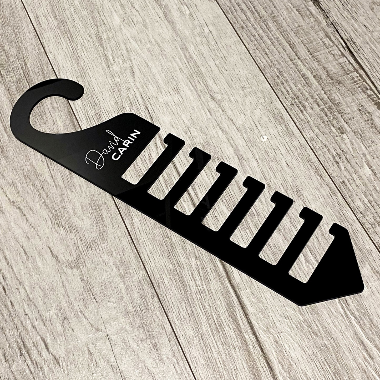 Personalized Engraved Tie Hanger