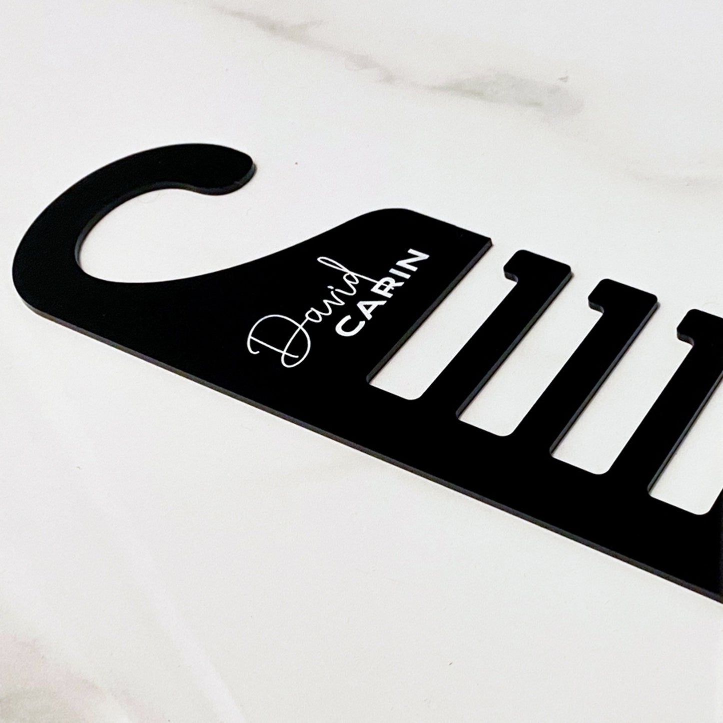 Personalized Engraved Tie Hanger