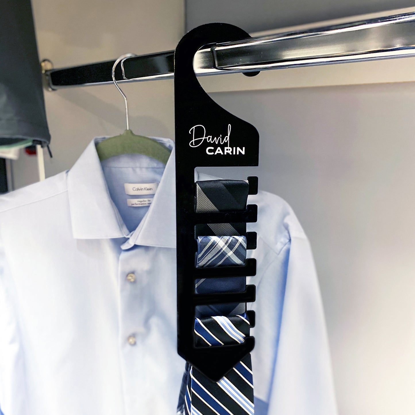 Personalized Engraved Tie Hanger