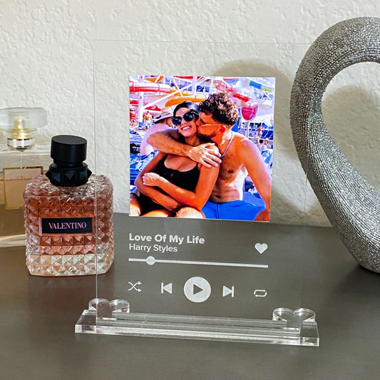 Custom Acrylic Music Player Photo Stand