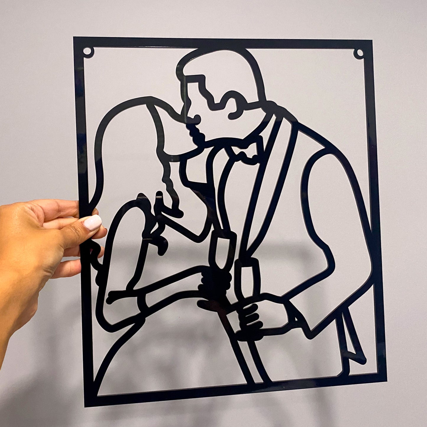 Custom Line Drawing Acrylic Wall Art