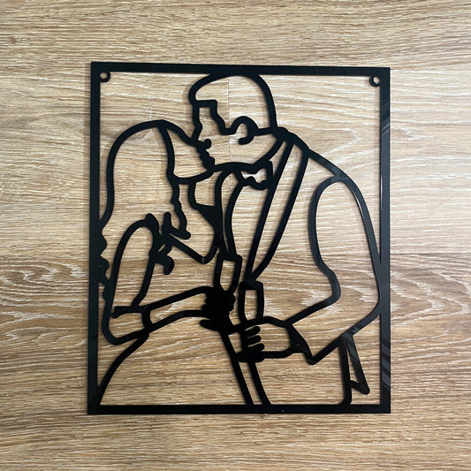 Custom Line Drawing Acrylic Wall Art