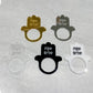 Acrylic Hamsa Shabbat Shalom Napkin Ring