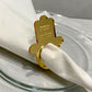 Acrylic Hamsa Shabbat Shalom Napkin Ring