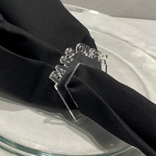 Acrylic Passover Napkin Ring