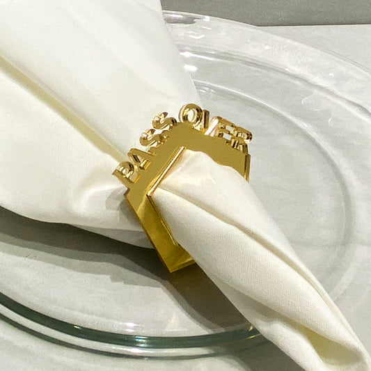 Acrylic Passover Napkin Ring