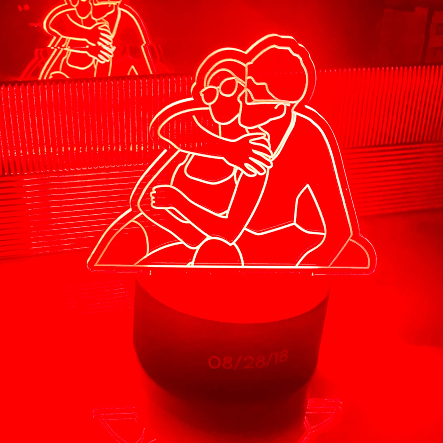 Custom Photo Color Changing Acrylic Night Light