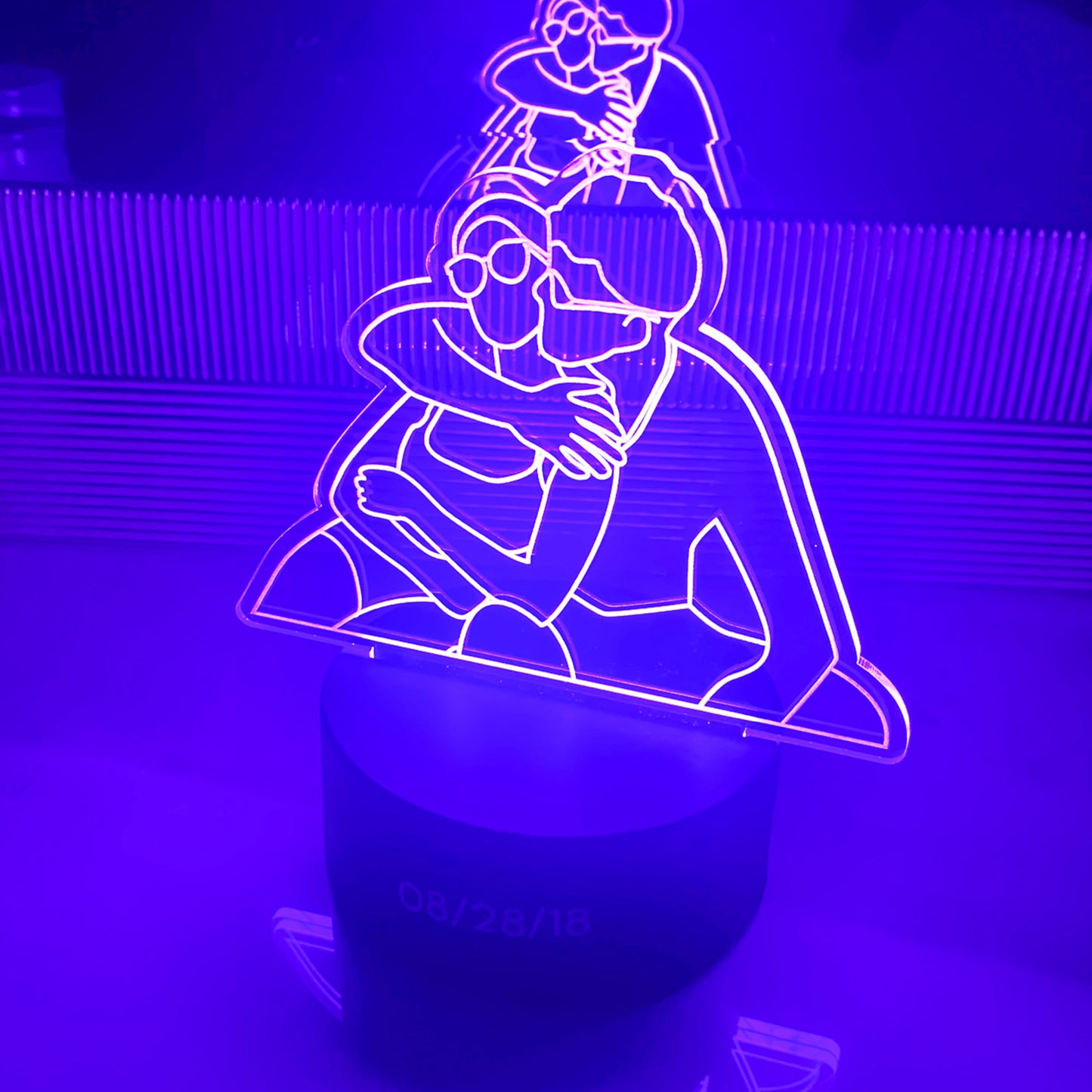 Custom Photo Color Changing Acrylic Night Light