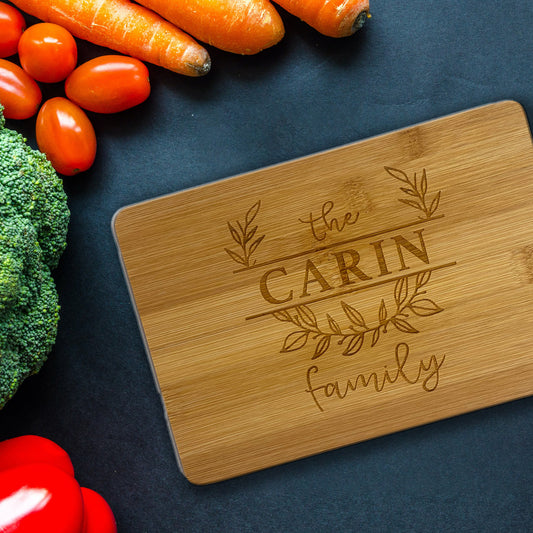 Personalized Mini Bamboo Cutting Board