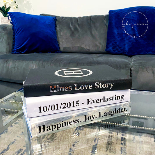 Love Story 3 Stacked Books